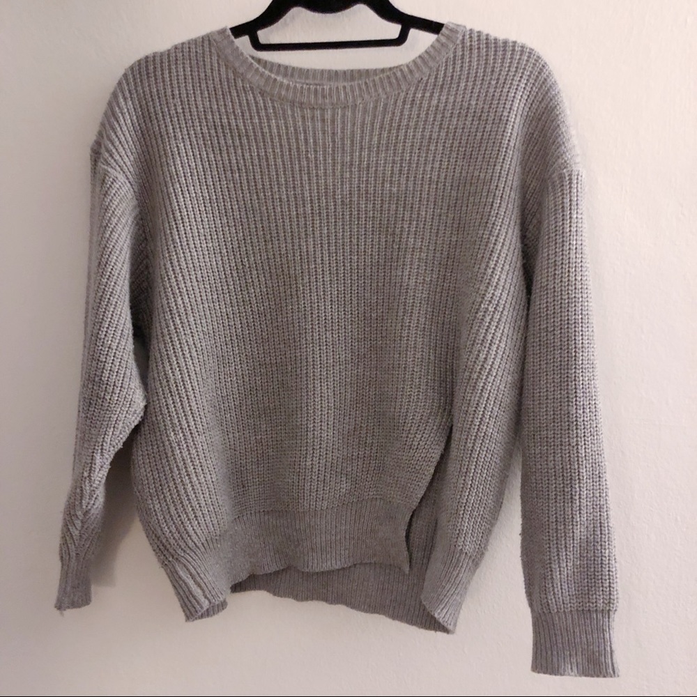 Meet Me Gray Sweater